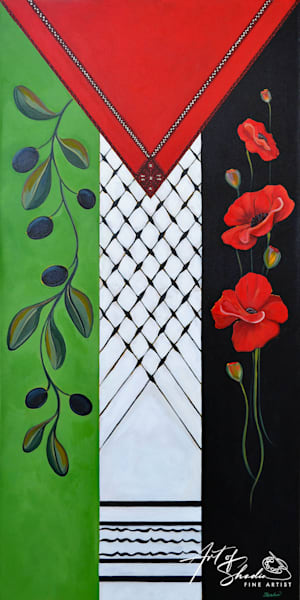 Peace for Palestine Original by Shadia Derbyshire