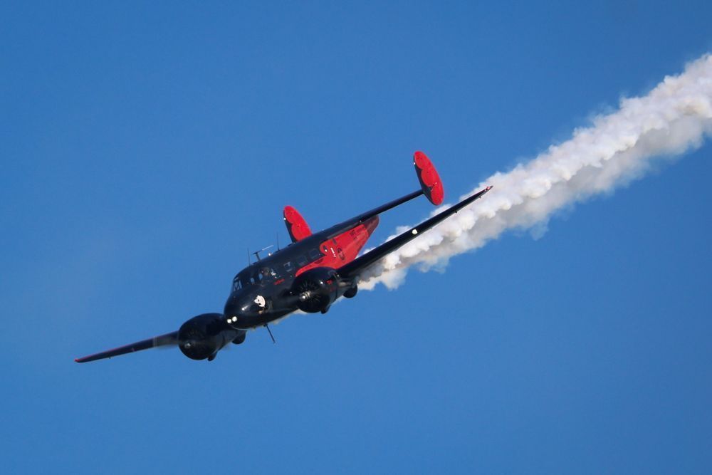 Beechcraft 18   Coming In Hot Photography Art | Sam Gilliss | Visual Arts
