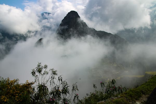 A Veil Of Fog ~ Machu Picchu Photography Art | Sam Gilliss | Visual Arts