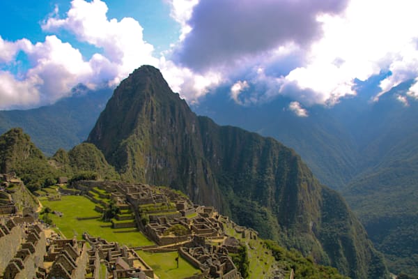 Looking Over What Is Believe To Be Industrial Section Of Machu Picchu Photography Art | Sam Gilliss | Visual Arts