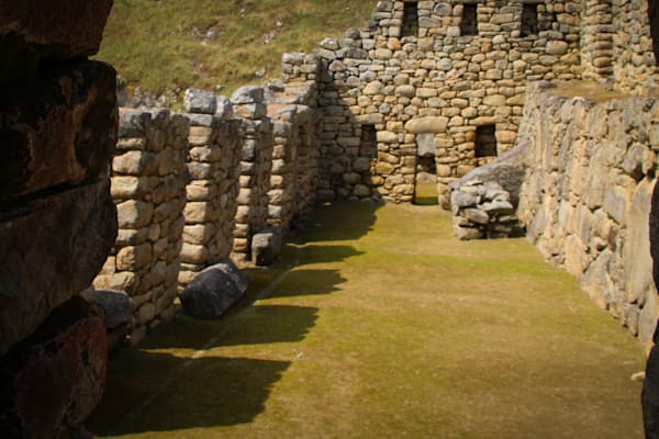 A Grand Hall Presented In False Color ~ Machu Picchu Photography Art | Sam Gilliss | Visual Arts