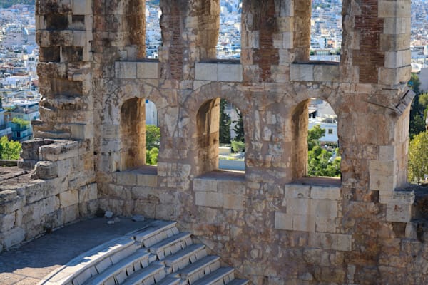 Odeon of Herodes Atticus Windows | Ancient Greek Architecture Photography by Sam Gilliss