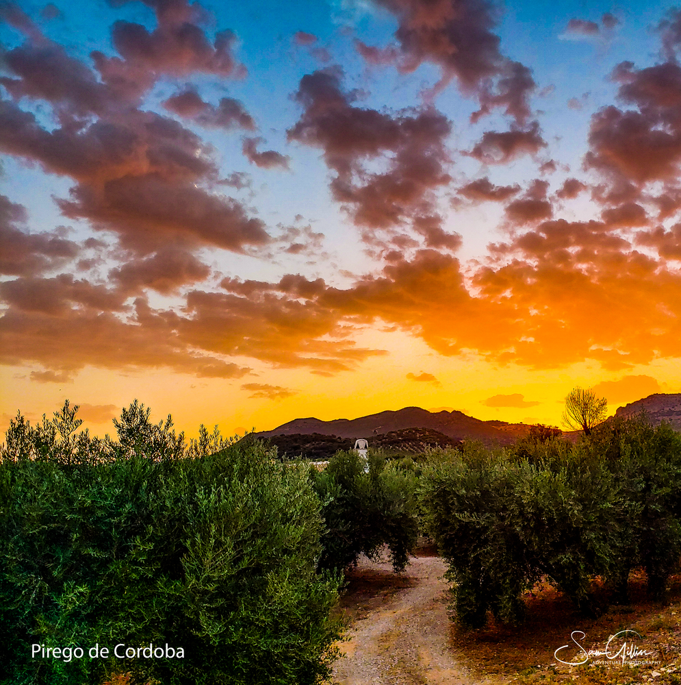 Sunset In Priego De Cordoba Photography Art | Sam Gilliss | Visual Arts