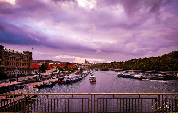 A Blustery Prague & Vltava River Photography Art | Sam Gilliss | Visual Arts