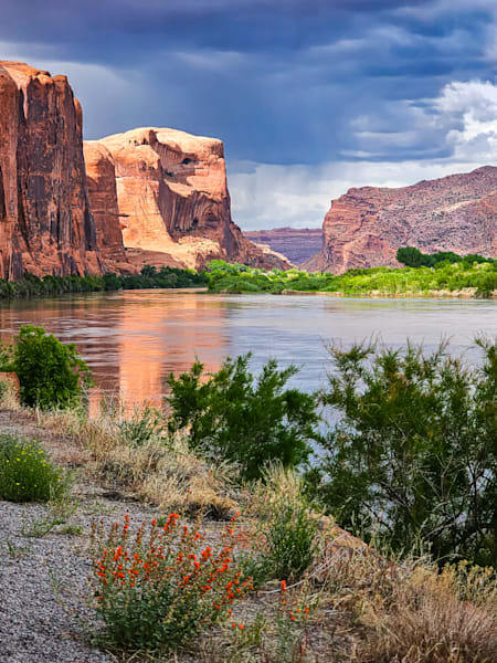 Pot Ash Road Along The Colorado River Moab Photography Art | Sam Gilliss | Visual Arts
