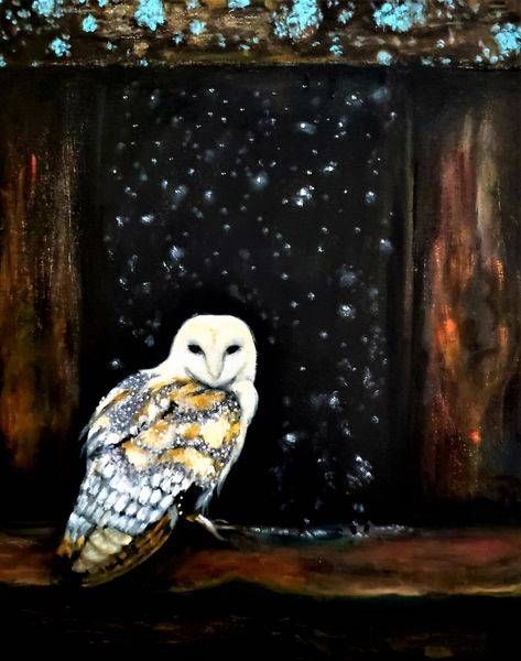 Snow Owl Print