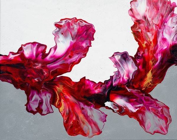Crimson Current Too Art | Marina Pearson Art