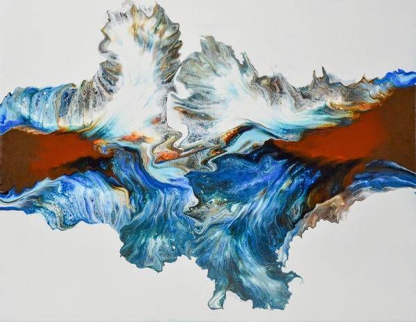 Wave Of Earth And Sky Art | Marina Pearson Art