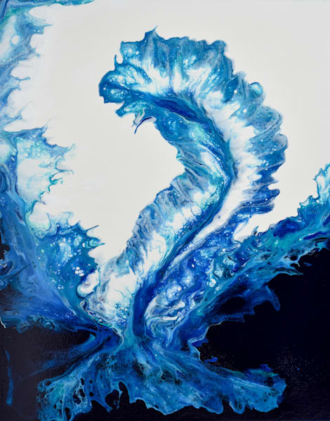 Blue Uprising Art | Marina Pearson Art