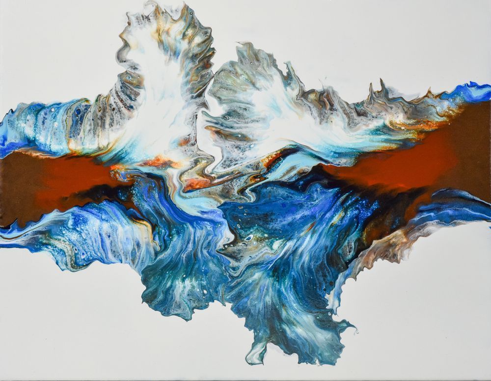 Wave Of Earth And Sky Art | Marina Pearson Art