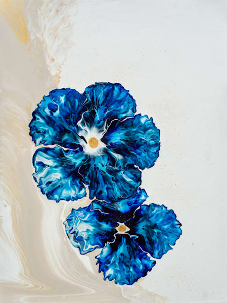 Fantasy Beach Blooms Art | Marina Pearson Art