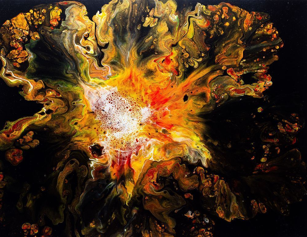 Fire Bloom Art | Marina Pearson Art