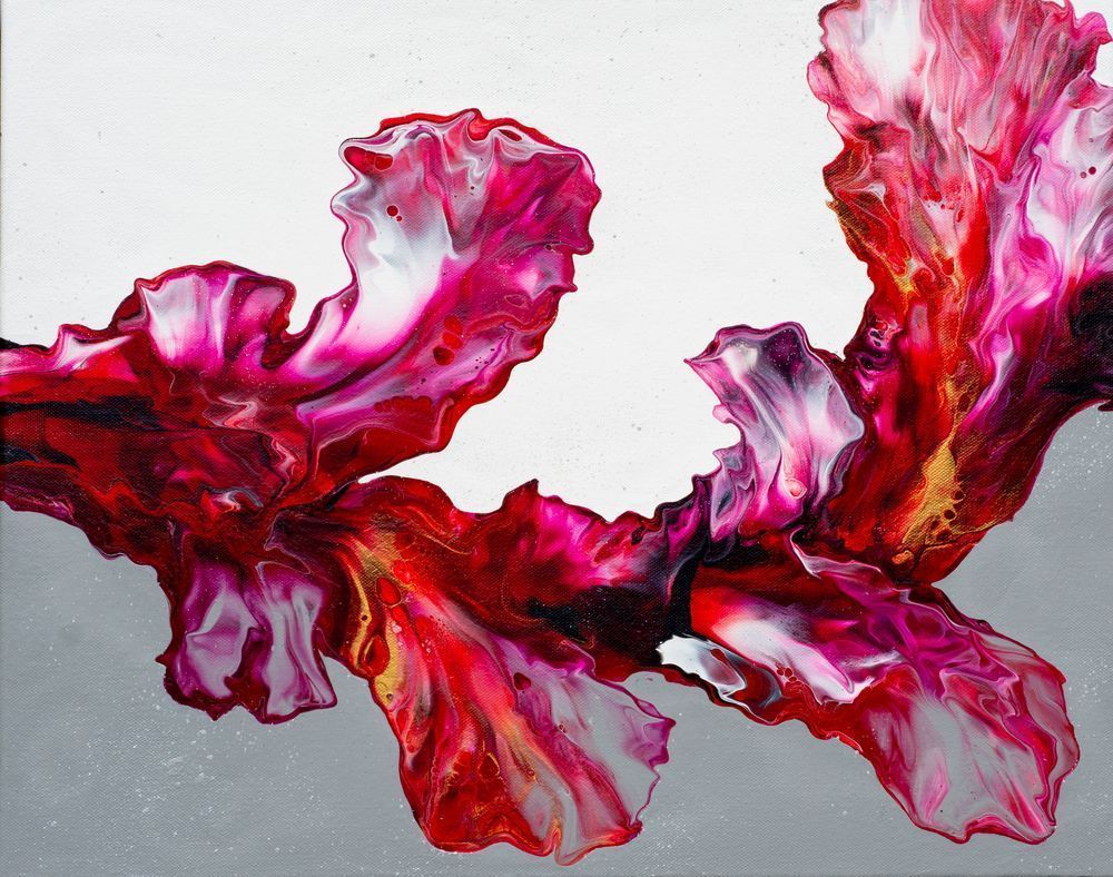 Crimson Current Too Art | Marina Pearson Art