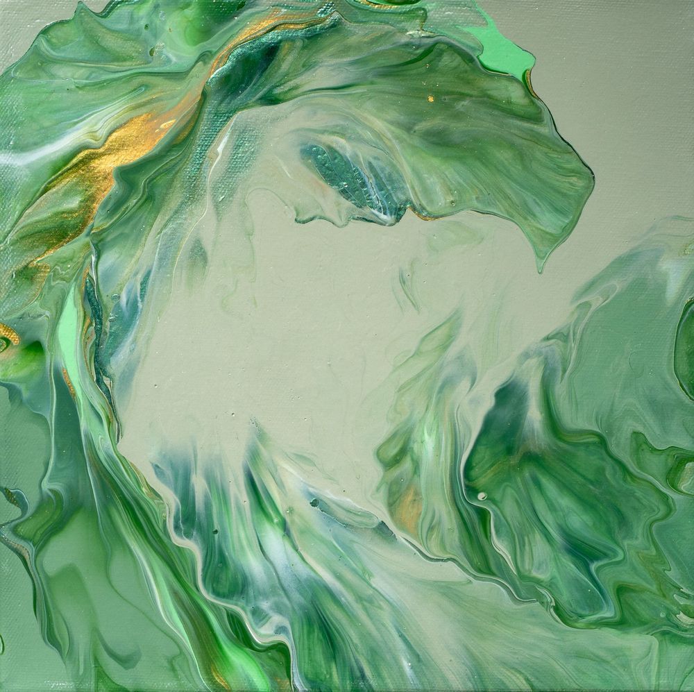 Emerald Wave Art | Marina Pearson Art