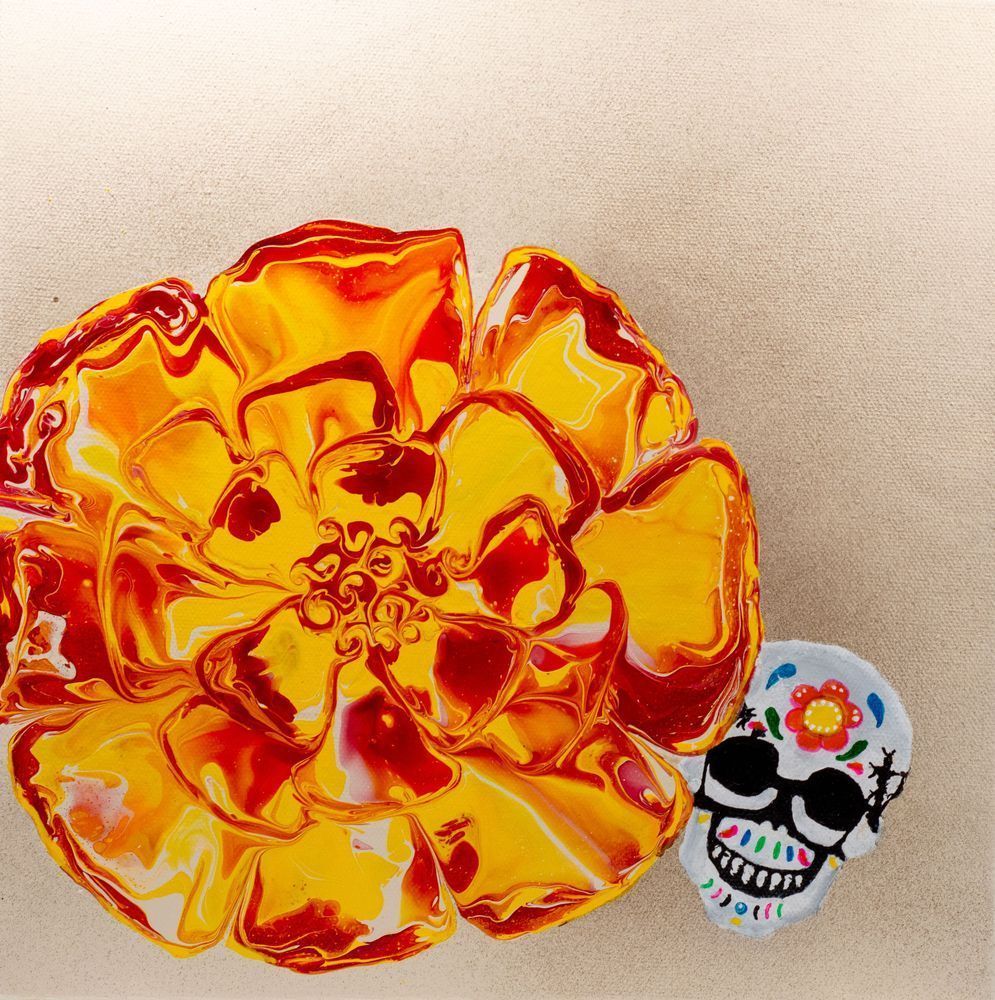 Hola Day Of The Dead Art | Marina Pearson Art