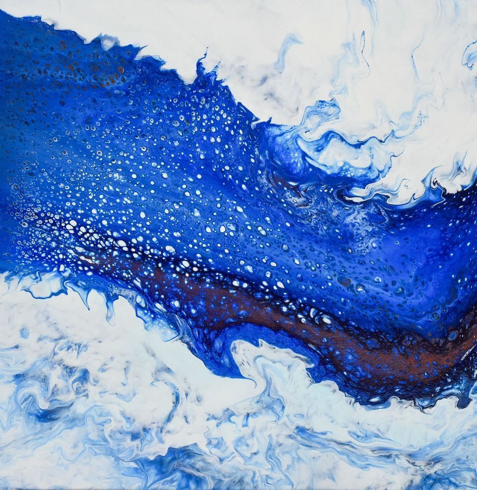 Icy River Art | Marina Pearson Art