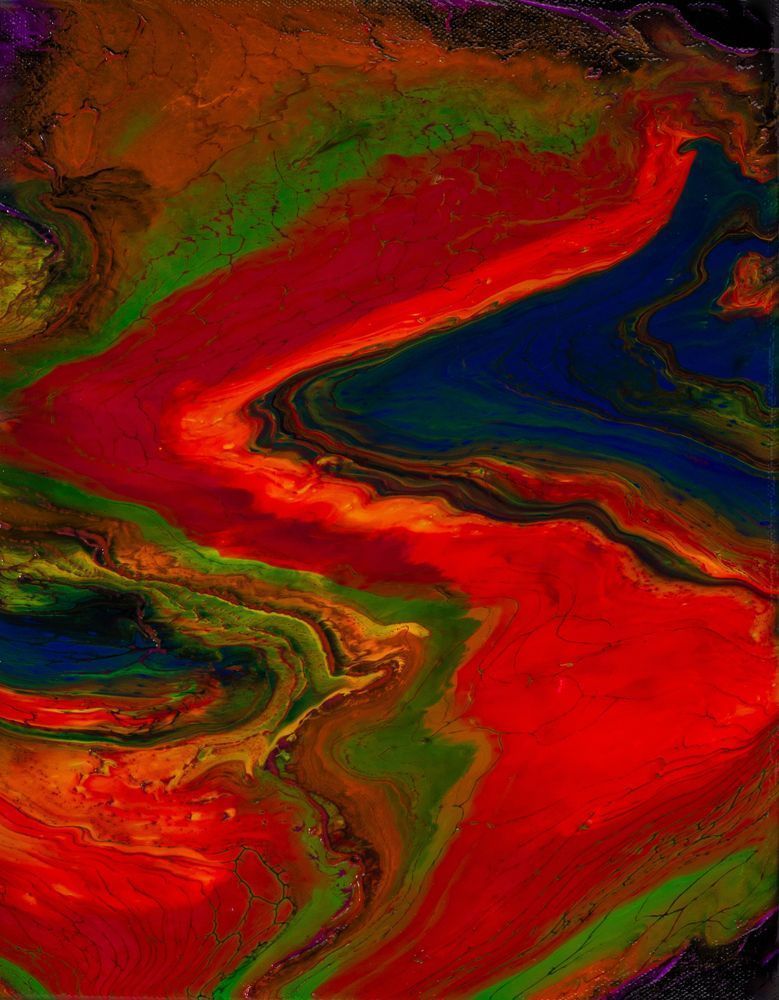 Neon River Art | Marina Pearson Art