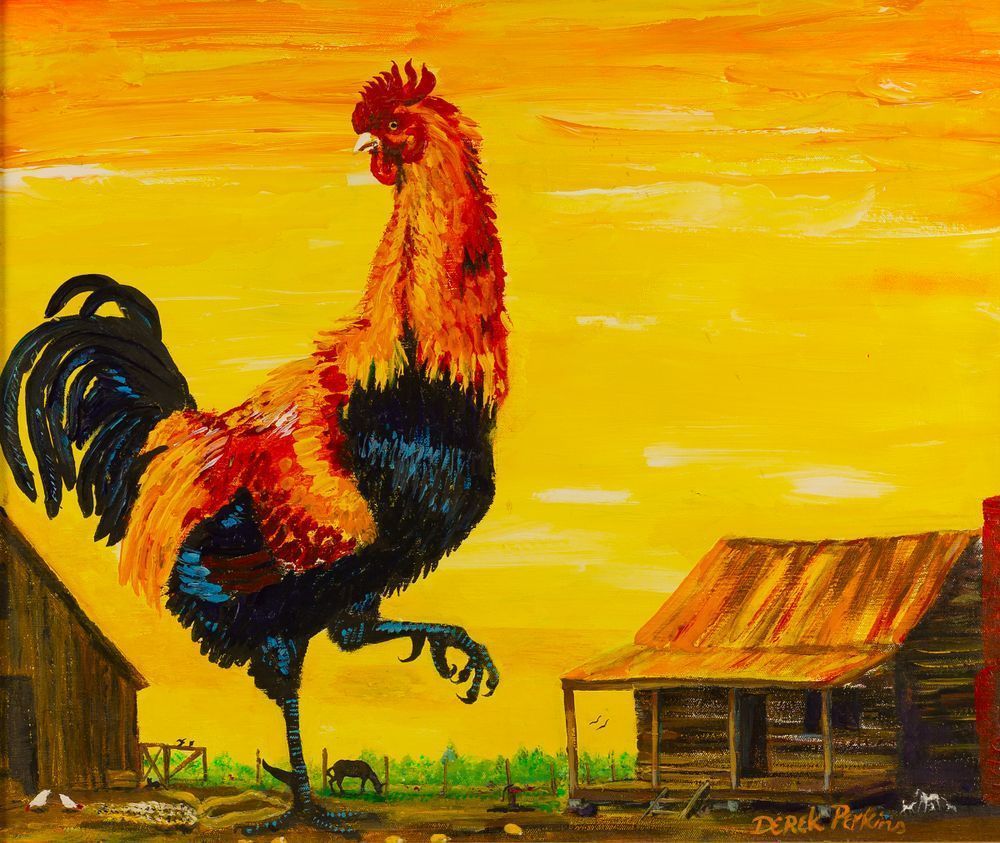 Red Rooster Art | Rabbit Road Art Studio