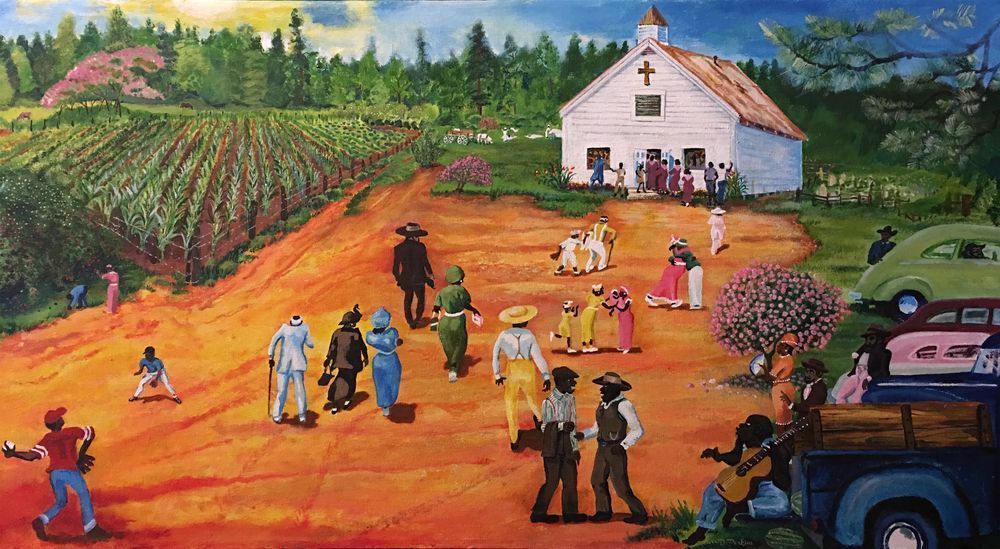 N. Pleasant Hill Mb Church Art | Rabbit Road Art Studio