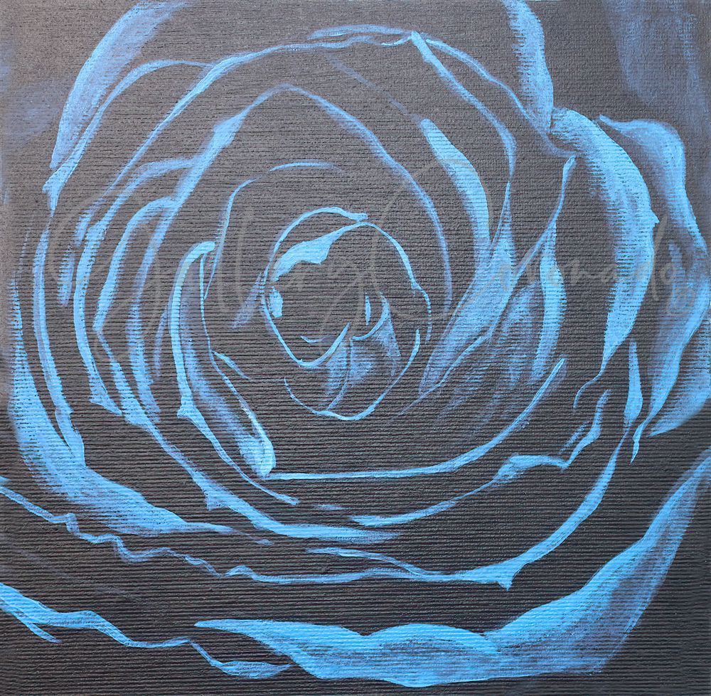 Blue Rose Print Op 1230 P Art | GalleryCoronado
