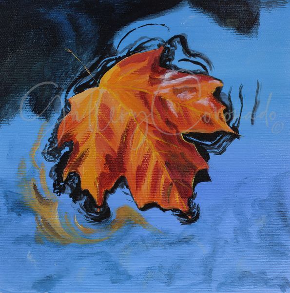 Autumn Leaf Op 1228 P Print AI Art | GalleryCoronado