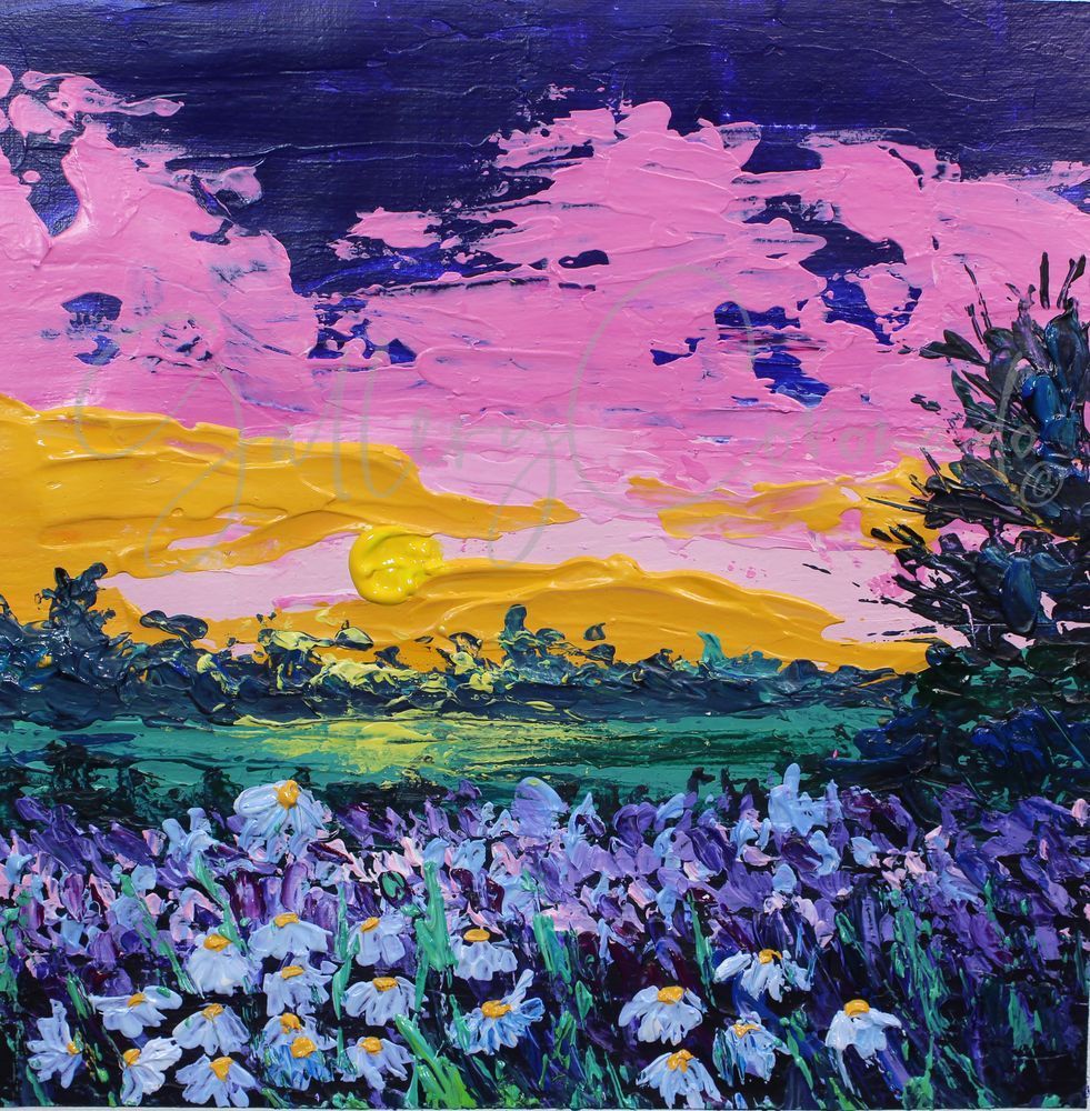 Field Of Flowers Op 1233 20x20 P Art | GalleryCoronado