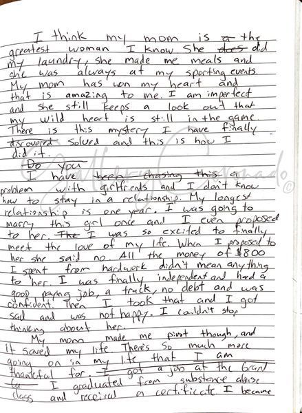 Jeff Kind Words To Mom July 2022 P 1 Of 2 Art | GalleryCoronado