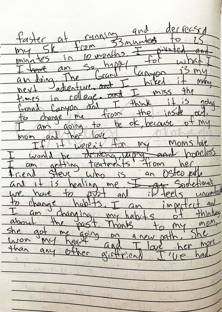 Jeff Kind Words To Mom July 2022 P 2 Of 2 Art | GalleryCoronado