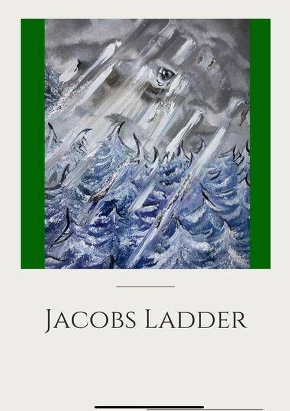 "Jacob's Ladder" an original oil painting by Magic Alice