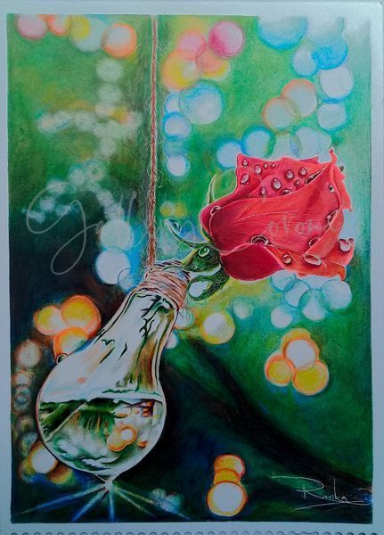 Lightbulb Rose P Art | GalleryCoronado