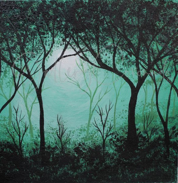 Mistery Forest AI Op 1239 20x20 P Art | GalleryCoronado