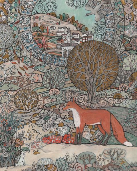 Reddish Fox P Art | GalleryCoronado