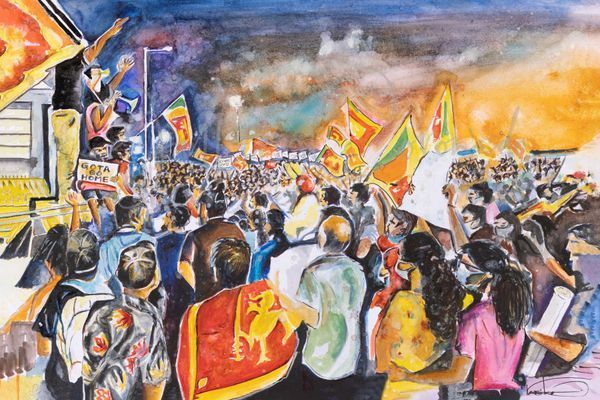 Sri Lanka Riots 2022 Art | GalleryCoronado