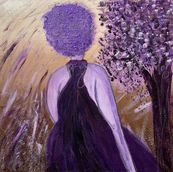 Serene Solitude Acry Mix 24x24 575 0923 P AI Ntg Art | GalleryCoronado