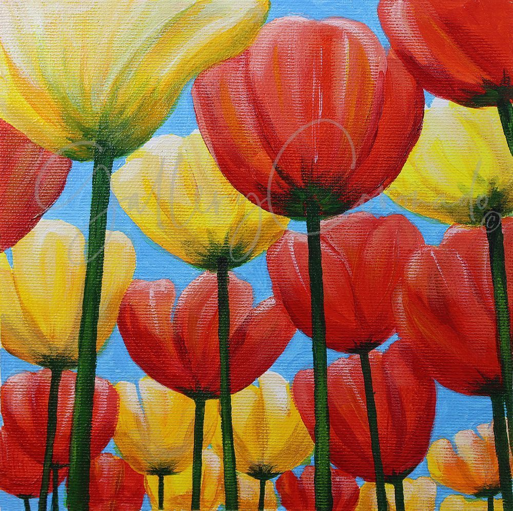 Tulips AI Op  1244 P Print Art | GalleryCoronado