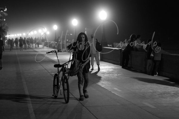 Bicycle In Angry Fog, San Diego Art | GalleryCoronado