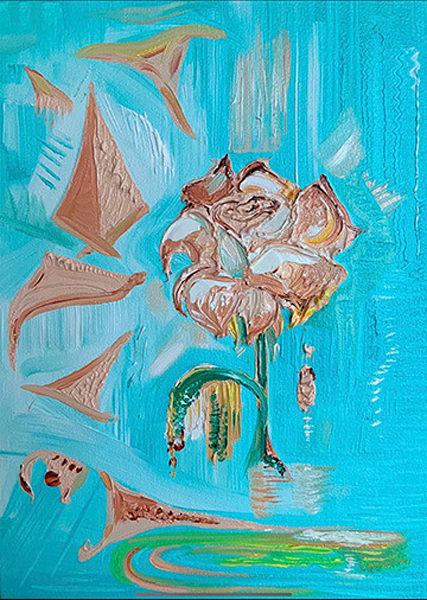Straw Rose O Art | GalleryCoronado