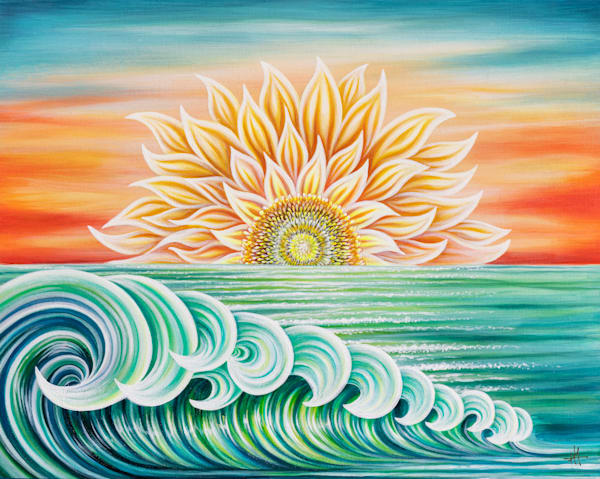 Sunflower series Art | Heather Aguilera Art