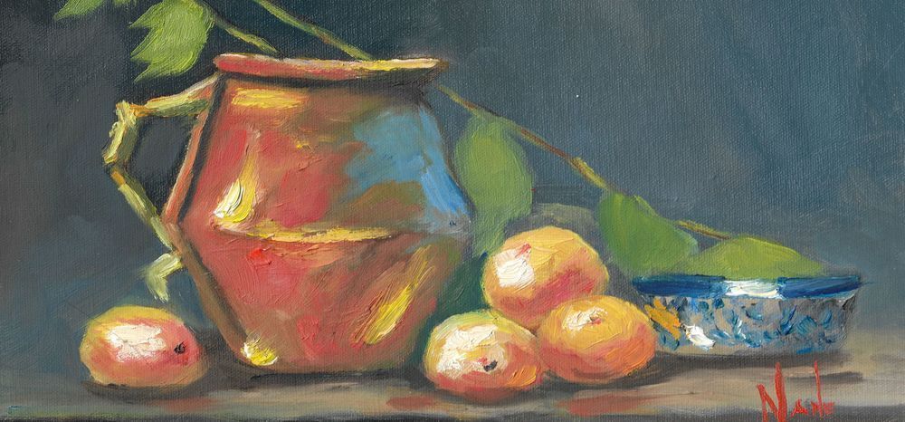 Copper Apricots Hr   Copy Art | Mane Carrion Studios