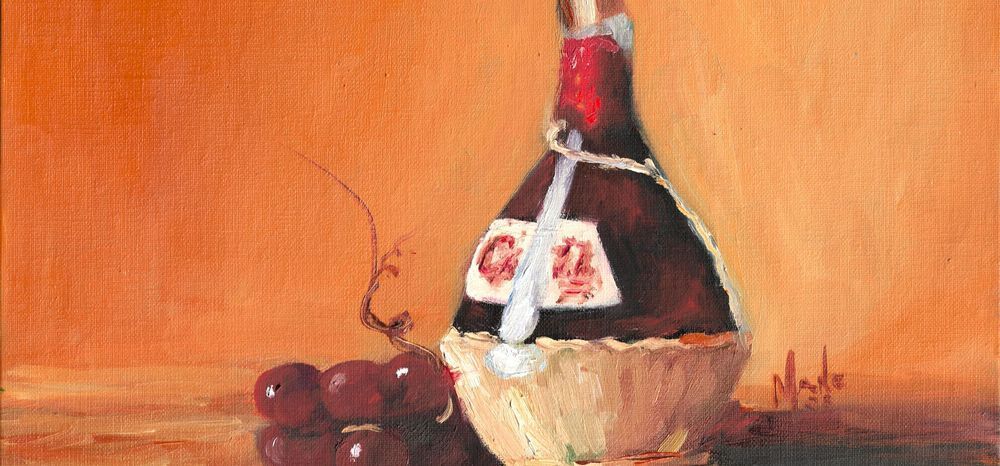 Chianti And Grapes Hr Art | Mane Carrion Studios