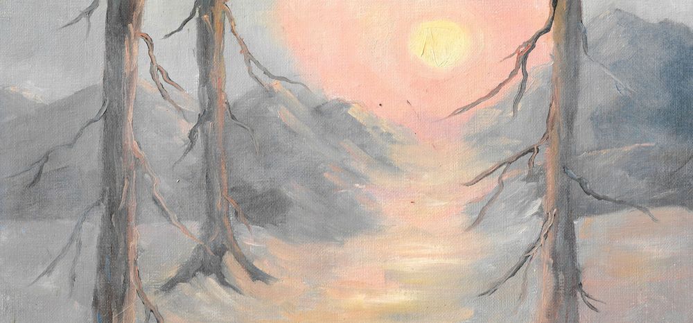 Mountain Sunset Hr   Copy Art | Mane Carrion Studios