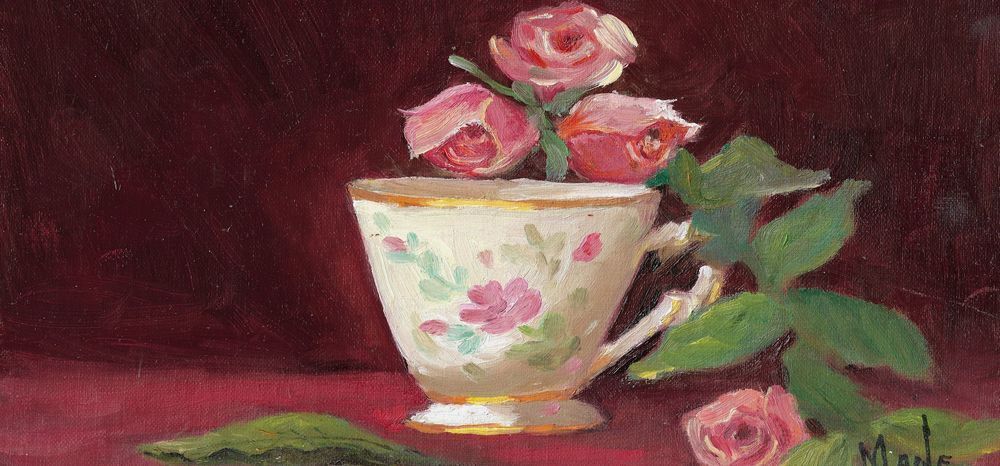 Rose Tea Hr   Copy Art | Mane Carrion Studios