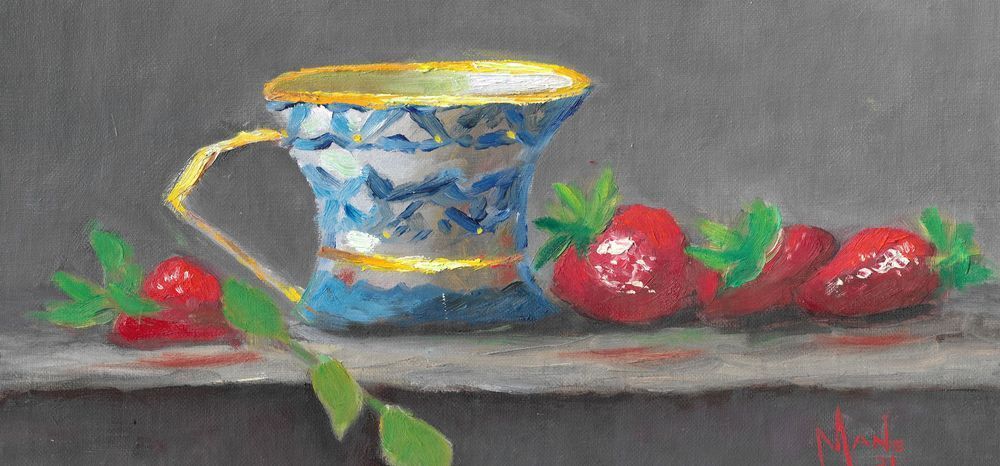 Strawberry Tea Hr   Copy Art | Mane Carrion Studios