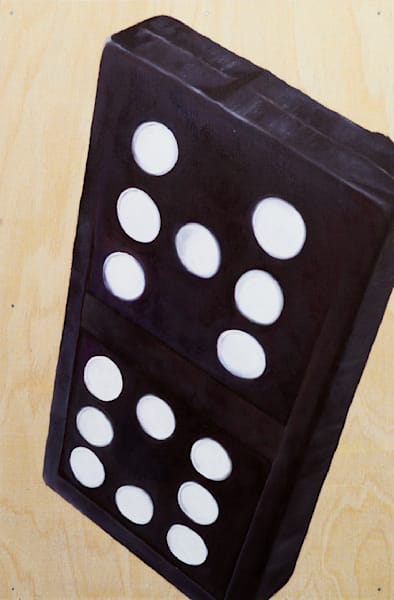 Domino fine art print of oil painting