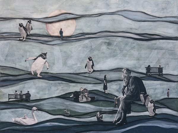 Quiet Contemplation Art | Real Creative Studio
