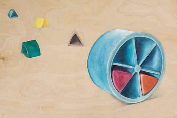 Trivial Pursuit game piece fine art print of oil painting