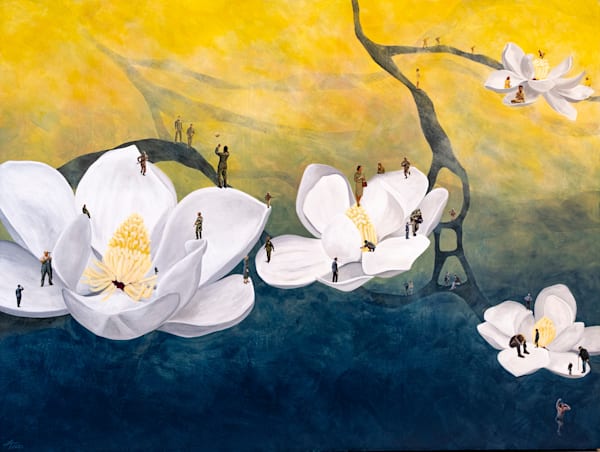 Magnolias (History Repeats Itself) Art | Real Creative Studio