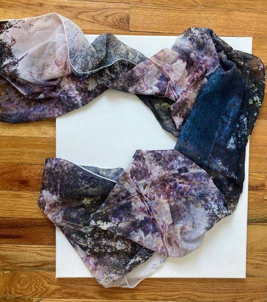 April Walk Scarf | Amy Ueckert Bates | Art