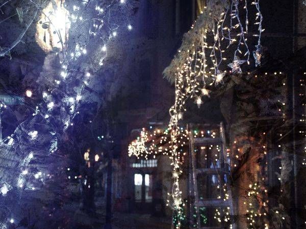 Downtown In December Art | Amy Ueckert Bates | Art