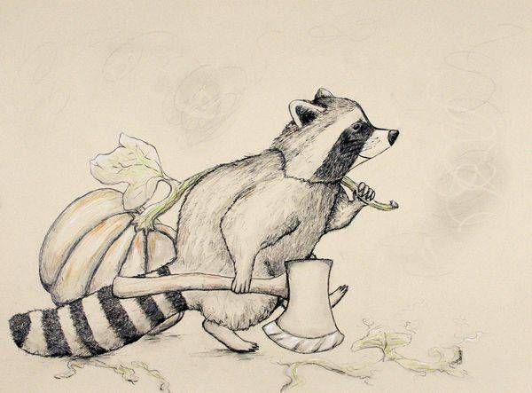 Pumpkin Thief Art | Amy Ueckert Bates | Art